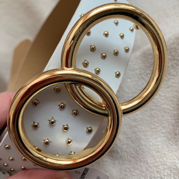 Express double circle studded belt - Picture 2 of 7